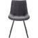 Livetastic Microfiber Grey/Black Esszimmerstuhl 86cm 2Stk.