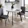 Dunelm Zuri Concrete Dining Table 100cm