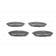 Bosch Bromsbelägg Set 0 986 494 793