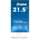 Iiyama ProLite XUB2292HSU-W6 22" 1920 x 1080 Full HD HDMI DisplayPort 100Hz Pivot Skærm