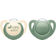 Nuk Nature Napp Silikon Green 2-pack 0-6 mån
