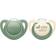 Nuk Nature Napp Silikon Green 2-pack 0-6 mån