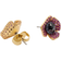 Kate Spade Poppy Power Mini Studs - Gold/Pink/Blue