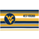 NCAA West Virginia Mountaineers Hype Stripes Classic Travel Mug 24fl oz