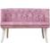 JV Furniture Chesterfield Pink Sofabank 124x72cm 3Stk.