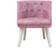 JV Furniture Chesterfield Pink Sofabank 124x72cm 3Stk.