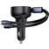 Baseus Enjoyment USB-C biloplader med USB-C og Lightning-kabel 60 W (sort)