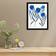 Birch Lane Borrowed And Blue Flowers II Black Framed Art 14x17"