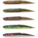 Savage Gear NED Dragon Tail Slug Mix Pakke 8,8cm Clearwater Mix