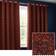 Paoletti Galaxy Velvet Chenille Eyelet Curtain 168 x 183 cm - Orange 183x183cm