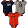 Nike Baby Boys And Girls Detroit Tigers Authentic Collecn ThreePack Bodysuit Set