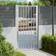vidaXL Garden Gate 100 x 150 cm Stainless Steel 100x150cm