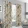 Fusion Ensley 100% Cotton Botanical Print Pair of 117 cm x 183 cm
