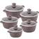 Sq Professional Nessa Granum Ghadeer Brown Cookware Set with lid 5 Parts