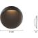 Louis Poulsen Flindt 3000K Black Wall light ∅ 20cm