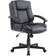 Homcom Vinsetto Swivel Executive Mid Back Pu Leather Chair w/ Arm Office Chair