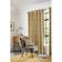 Alan Symonds Skandi Geometric Jacquard Fully Lined Eyelet Curtains 46 x 72 in - Yellow