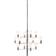 Herstal Manola Chrome Pendant Lamp 60cm