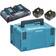 Makita 18V Batterisæt Li-Ion 2x5,0Ah Og Lynlader Og Kuffert