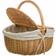 Alexandra House Living Willow Picnic Natural Basket 37cm