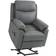 Homcom Faux Leather 70 Degree Electric Riser Recliner Chair Grey Armchair