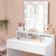Vasagle Modern LED White Toiletbord 40x80cm
