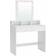 Vasagle Modern LED White Dressing Table 40x80cm