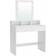 Vasagle Modern LED White Toiletbord 40x80cm