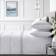 Appletree Embroidered Band Duvet Cover White, Silver (260x220cm)