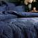 Paoletti Palmeria Quilted Duvet Cover Blue (200x137cm)