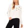 CeCe Sequined Star Sweater - Antique White