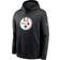 Nike Pittsburgh Steelers Black Club Logo Pullover Hoodie