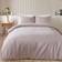 Catherine Lansfield Brushed Stripe Påslakan Rosa (200x135cm)