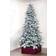 Christmas Tree World Pre-lit Snow Flocked Alpine Green Christmas Tree 121.9cm