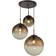 Globo Lighting Varus Glass Brown/Amber Pendant Lamp ∅ 51cm