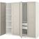 Ikea PAX / FLISBERGET White/Light Beige Kleiderschrank 200x201.2cm