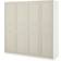 Ikea PAX / FLISBERGET White/Light Beige Kleiderschrank 200x201.2cm