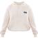 PrettyLittleThing Petite Badge Detail Oversize Hoodie - Cream