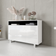 Creative Furniture Living Room High Gloss White Sideboard 130x75cm