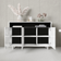 Creative Furniture Living Room High Gloss White Sideboard 130x75cm