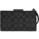 Coach Phone Wallet In Colorblock Signature Canvas - Silver/Graphite/Black