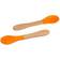Tiny Dining Bamboo Baby Weaning Fork & Spoon Set Orange One Size