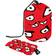 VAPOKF Eye Pattern Toiletry Bag - Red