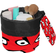 VAPOKF Eye Pattern Toiletry Bag - Red