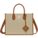 MCM Himmel Tote in Lauretos Medium - Beige/Oatmeal