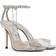 Jimmy Choo Saeda 100 Glitter PVC - Silver/Crystal