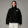 The North Face Womens Black Denali Brand-embroidery Relaxed-fit Fleece Jacket BLACK