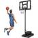 Costway 4.25-10 Feet Adjustable Basketball Hoop System with 44 Inch Backboard