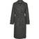 Vero Moda Fortune Vega Long Trenchcoat - Gray/Dark Grey Melange