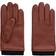 Gant Cashmere Lined Leather Gloves Cognac Brown